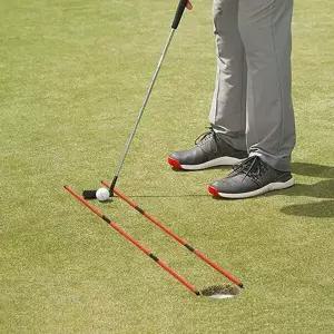 F1 파워큐 골프 접이식 얼라인먼트 스틱 2P