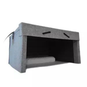 남성용 빈티지 미니 방음상자 실내 캠핑 얼굴텐트