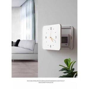 커버 가로길이 모던한 원목시계분전함커버 분전함가리개 가로 월클락 가리개 덮개 두꺼비집