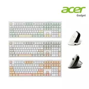 [에이서]유선 멤브레인 키보드 유무선 버티컬 마우스 패키지