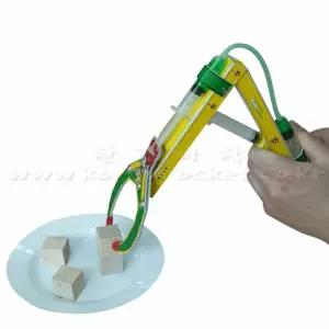 4인 유압 로봇 집게팔 만들기 초등 주사기 종이조립 과학체험 인지발달 DIY