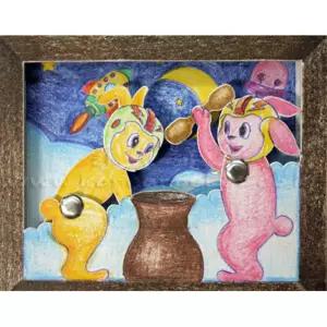 초등 새해 움직이는 달나라 오토마타 토끼만들기 5인 수업 창의력발달 키트