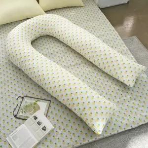 [RU]시어서커 패턴 U자형 바디필로우 솜포함