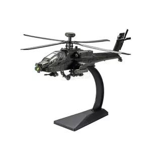 헬기 피규어 다이캐스트 아파치 장궁 녹색 모형 장식 군사