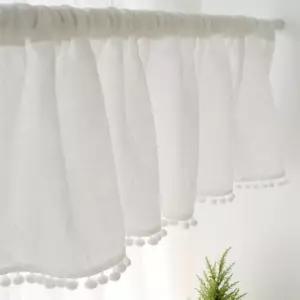 커튼 작은창 바란스 가림막커튼 주방커튼 화이트 가림막