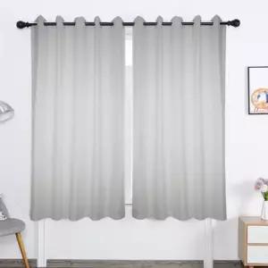 쉬폰커튼 쉬폰 아일렛 도톰한 먼지없는 암막 커튼