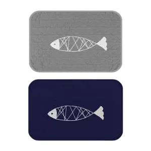 욕실발매트 스칸디피쉬퀼트 면발매트 욕실 타월 다용도매트 미니 주방발매트