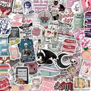 킨들용 PCS 책 스티커 200장 읽기 북톡 팩 노트북 전자책 리더용 방수 에스테틱 비닐 물병