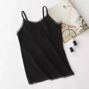 (131000037) 골지 리본 나시 민소매 민소 실내복