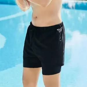 남성 헬스 운동복 반바지 이중 수영복 쿨 트렁크 2EA