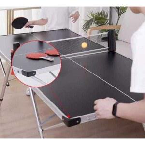 접이식 탁구대 조립식들 휴대용 탁구다이 간이 학교 테이블