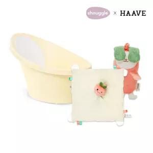  [단독] 슈너글 뉴본 까궁세트(아기욕조+까꿍 인형+까궁 블랭킷) 