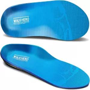 워크히어로 발바닥 근막염 깔창 하이 아치 지지대 정형화 신발 삽입물 평평한 발 및 피로 (남성 13-13 1/2