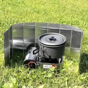 ( )가스렌지 가드 가스버너 인덕션 방지판 기름튐방지 튀김요리 캠핑 바람막이