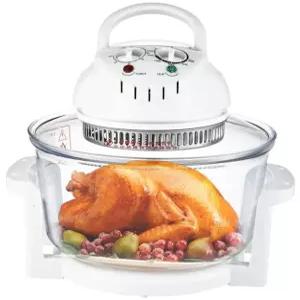 투명유리 에어프라이어 12l 오븐 튀김음식 기계 글라스 유리 에프라이 가정용 광파오븐