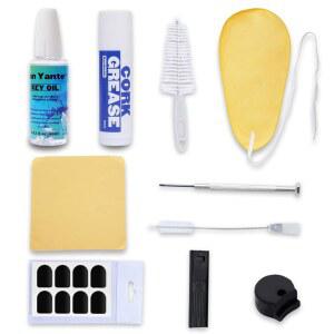 난 얀테 클라리넷 클리닝 키트 10-in-1, 키 오일, 코르크 그리스, 보풀 없는 극세사 면봉, 마우스피스 브러시, 학생 및 초보자용 목관 액세서리가 포함된 케어 유지보수 세트