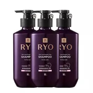 려 자양윤모 탈모증상케어 샴푸 (중건성) 400ml x 3개