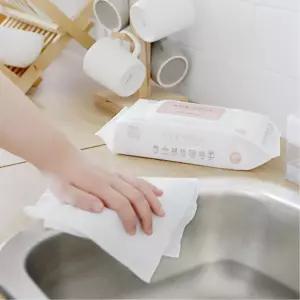 물때 찌든때 후드청소 주방용 티슈 40매 x 2P 먼지제거 일회용걸레 집들이선물