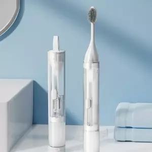 (옵션 화이트)칫솔키트 휴대용 치약 소분통 케이스 세면도구 여행용 소분 세면도구 칫솔