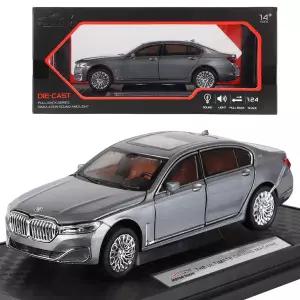 모터쇼 BMW 7시리즈 실버 다이캐스트 자동차 미니카