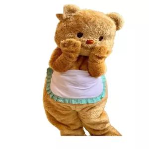 졸업사진컨셉 베어 버터 캐릭터 인형탈 테디베어