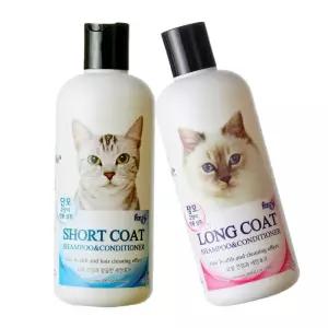 단모 장모 고양이 전용 샴푸 컨디셔너 300ml 애묘용