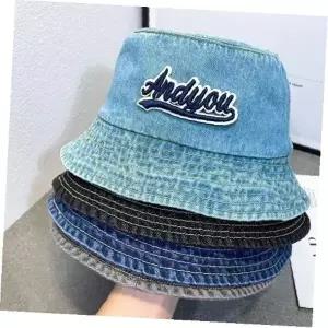데님 And You 레터링 벙거지 벙거지모자 데님벙거지 여름벙거지모자 빈티지벙거지 빈티지버킷햇
