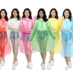 [하프클럽/셀러허브_여성트랜드패션]일회용 우의 낚시우의 단추형 골프우