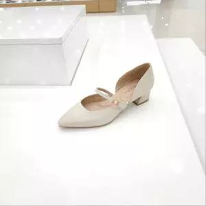 [탠디]by미셸 125003 소가죽 소재 4cm굽 발등반도 여성 사이드오픈 구두 cc274_CC