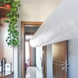 (색상 에어컨비닐-10m)EA 여름철 에어컨 비닐 통로 10M 바람막이 쿨링 시스템