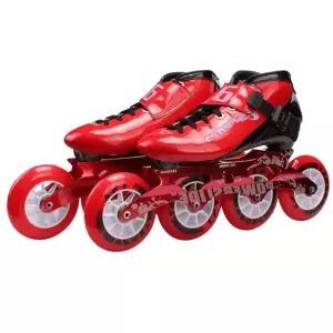 인라인 스케이트 스피드 옐로우 레이싱 연습용 전문가