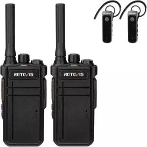 레테비스 RB37 블루투스 무전기 양방향 라디오 새 버전 2000mAh 120시간 대기 긴 배터리 수명 무선