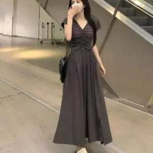 [하프클럽/셀러허브_여성트랜드패션]원피스 셔링 드레스 바스트 꾸안꾸 패