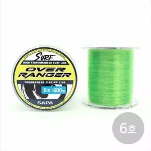 원투낚시 나일론 모노라인 낚시줄 600m 형광그린 6호