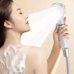 수압상승 필터샤워기 여행용 초소형 샤워헤드 미니 휴대용 필터