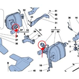 액추에이터 페라리 458 이탈리아 스파이더 바이패스 밸브 액추에이터 키트 OEM 70003133에 적합합니다.