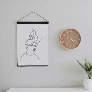 BS 패브릭 포스터 퀘베키스 S 벽 꾸미기 장식 창문 가리개 가림막 꽃 감성 식물 인테리어