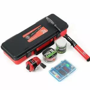 낚싯대 세트 스핀캐스트릴 낚시케이스 루어 낚시채비