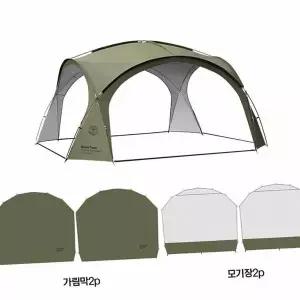 대형 텐트 캠핑용품 거실형텐트 야영 야외텐트모기장