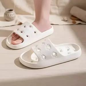 [옷자락]초경량 남녀용 폭신 쿠션 슬리퍼