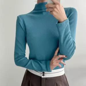 여자 데일리룩 목폴라 이너티 양기모 겨울 9컬러 니트_3