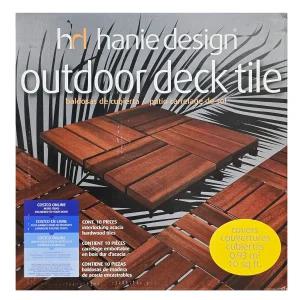 코스트코 원목 데크타일 아카시아 나무 10개입 조립식 마루 정원 나무 타일 야외용