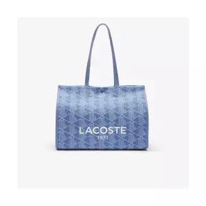 라코스테 여성 헤리티지 자카드 라지 사이즈 토드백 FB853446