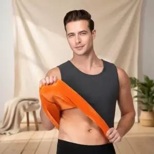 [옷자락]남성 겨울용 기모 민소매 언더셔츠