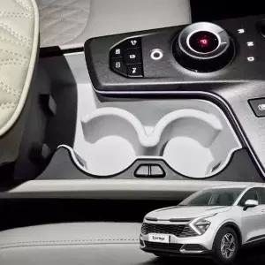 더뉴 스포티지 NQ5 튜닝 용품 컵홀더 수납함 악세사리 실리콘