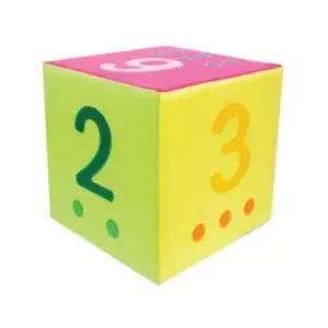 숫자 주사위 (대) 큰주사위 대형 놀이 쿠션 스펀지 다면체 보드게임 수학교재 헝겊 감각발달완구 학습