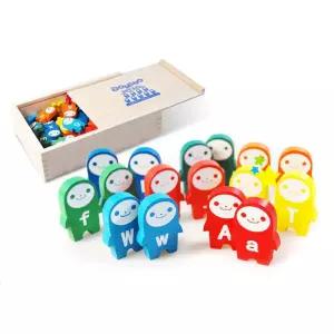 유아 영어공부 알파벳 꼬마블록 도미노게임 손녀선물 초등학생 유아용 단어놀이 3살