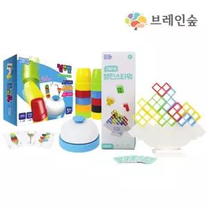 아슬아슬 흔들타워 컵앤벨 순발력게임 2종 손녀선물 생일선물 초등학생 유치원 유아용