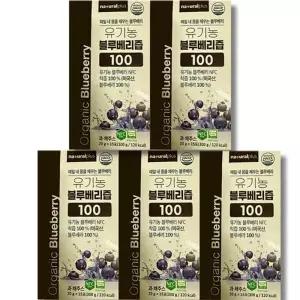 내츄럴플러스 유기농 블루베리즙 100 20g x 15포 5박스