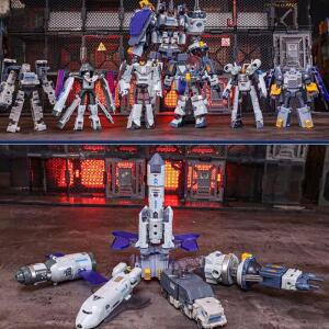 재고 있음 변신 우주항공 6 in 1 합금 에디션 로봇 행잉 팬텀 아머 액션 피규어 모델 스태츄 컬렉션 장난감